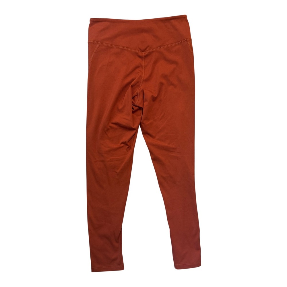 Girlfriend Collective High Rise Compressive Leggings Rust/Terracotta Small - Picture 4 of 5